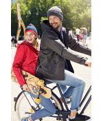 Unisex Knitted Long Beanie Navy 8004