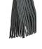 Unisex Ribbed Scarf Antraciet/zwart 8321