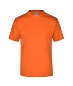 Heren Round-T Medium (150g/m²) Donkeroranje 7179