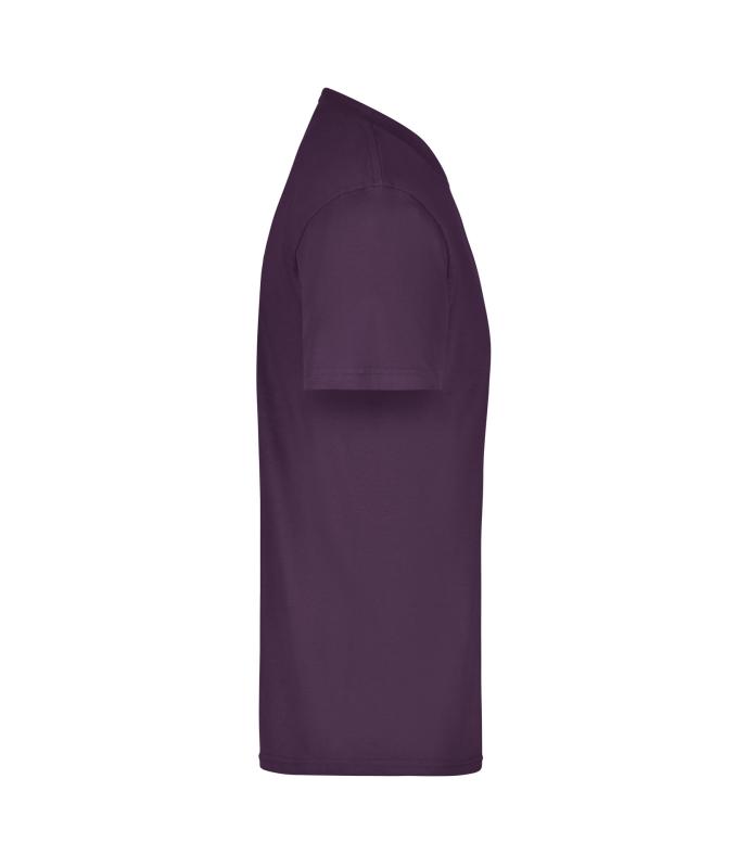 Herren Round-T Medium (150g/m²) Aubergine 7179