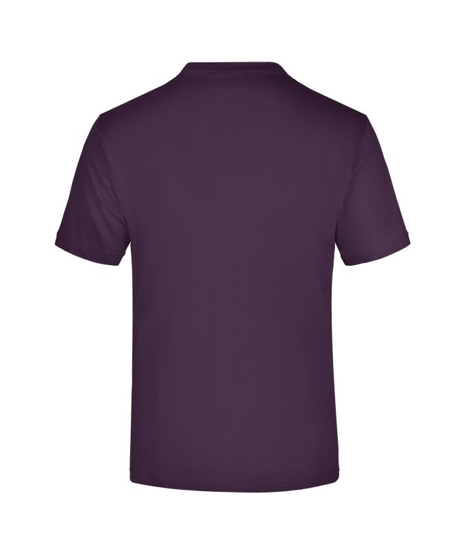 Herren Round-T Medium (150g/m²) Aubergine 7179