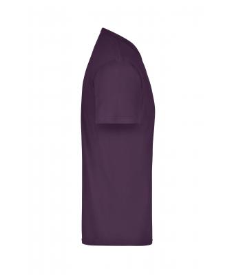 Herren Round-T Medium (150g/m²) Aubergine 7179