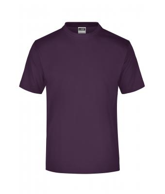 Herren Round-T Medium (150g/m²) Aubergine 7179