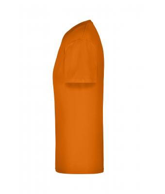 Unisexe T-shirt col V Orange 7181