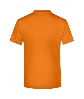 Unisexe T-shirt col V Orange 7181