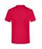 Unisexe T-shirt col V Rouge 7181