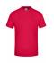 Unisexe T-shirt col V Rouge 7181
