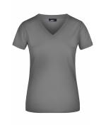 Ladies Ladies' V-T Mid-grey 7182