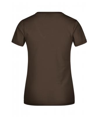 Damen Ladies' V-T Brown 7182
