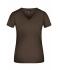 Damen Ladies' V-T Brown 7182