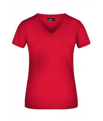Dames Ladies' V-T Rood 7182