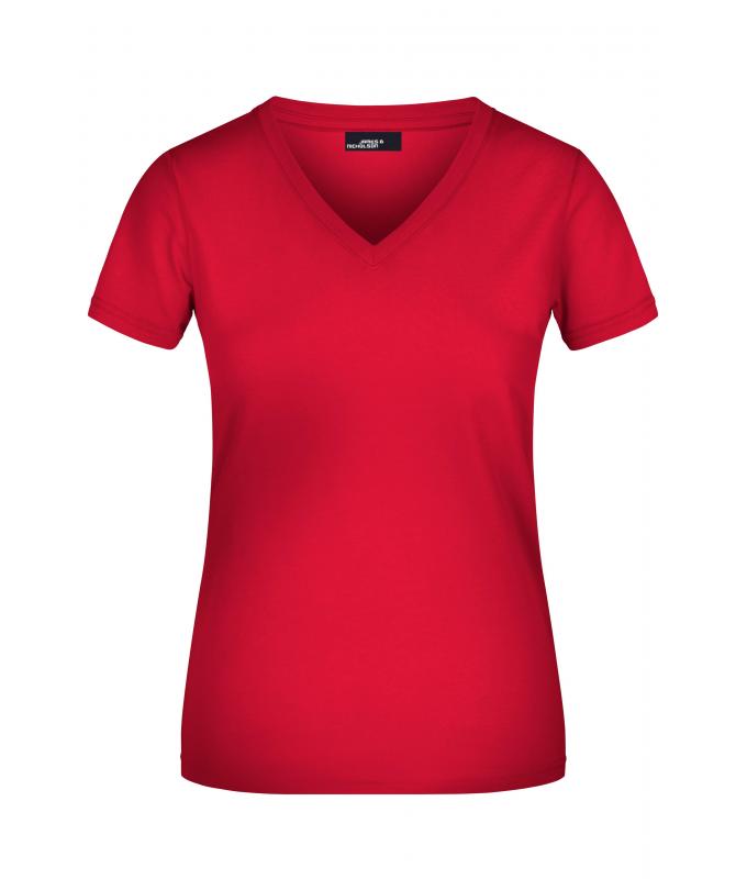 Damen Ladies' V-T Red 7182