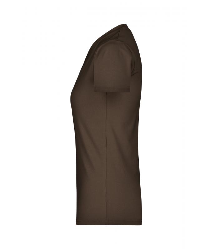 Femme T-shirt femme stretch Marron 7182