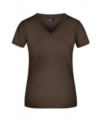 Femme T-shirt femme stretch Marron 7182