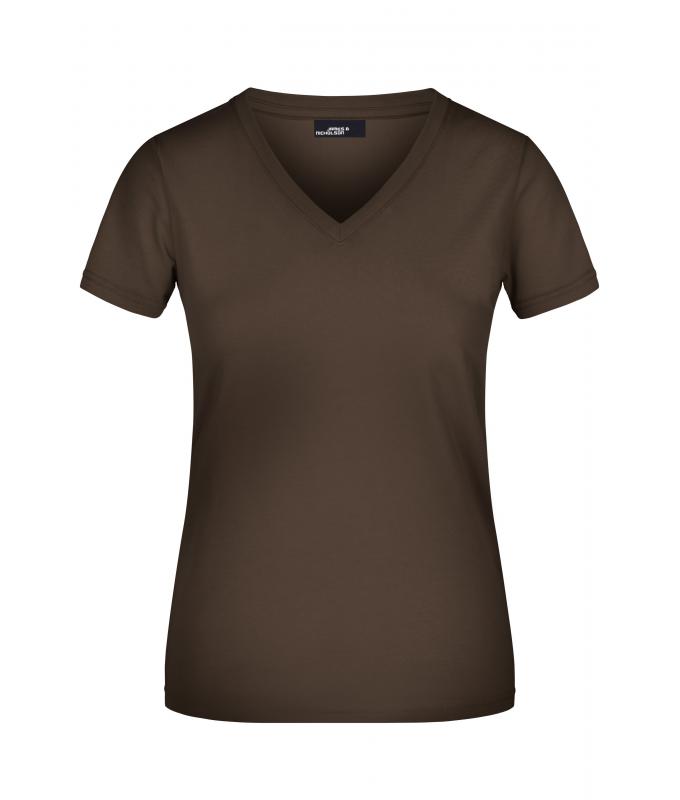 Femme T-shirt femme stretch Marron 7182