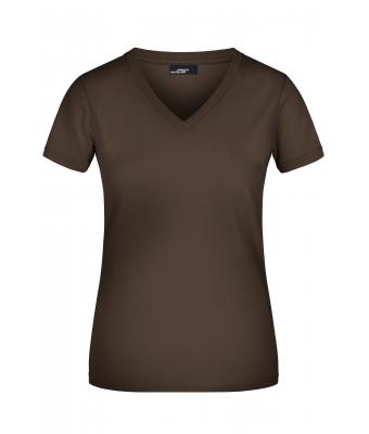 Femme Tee-shirt femme stretch 200 g/m² Marron 7182