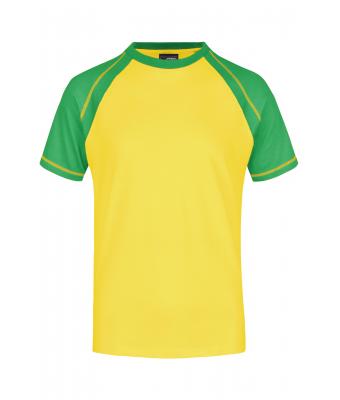 Herren Men's Raglan-T Yellow/frog 7188