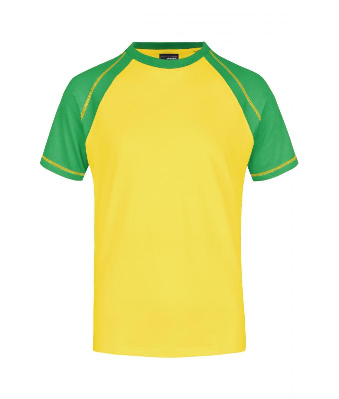 Herren Men's Raglan-T Yellow/frog 7188