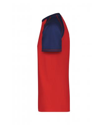Men Men's Raglan-T Red/navy 7188