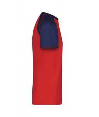 Men Men's Raglan-T Red/navy 7188
