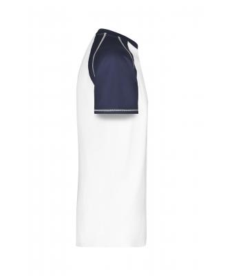 Men Men's Raglan-T White/navy 7188