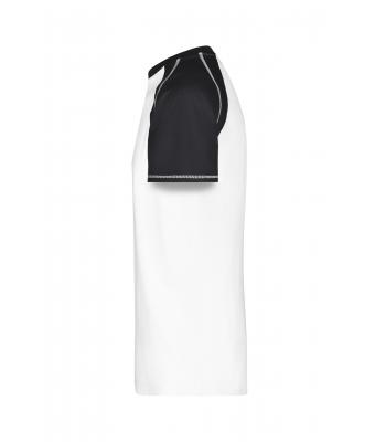 Heren Men's Raglan-T Wit/zwart 7188