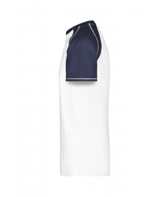 Heren Men's Raglan-T Wit/navy 7188