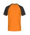 Heren Men's Raglan-T Oranje/zwart 7188