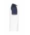 Homme T-shirt bicolore homme 160 g/m² Blanc/marine 7188