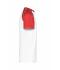 Homme T-shirt bicolore homme 160 g/m² Blanc/rouge 7188