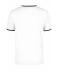 Homme Tee-shirt homme contrasté 160 g/m² Blanc/noir 7195