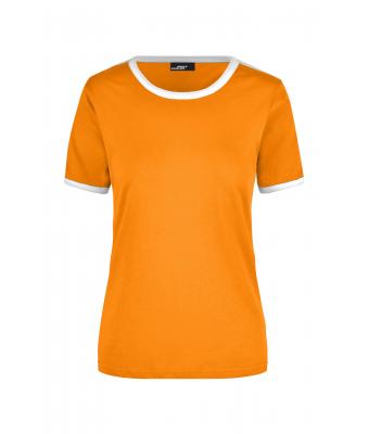 Damen Ladies' Flag-T Orange/white 7196