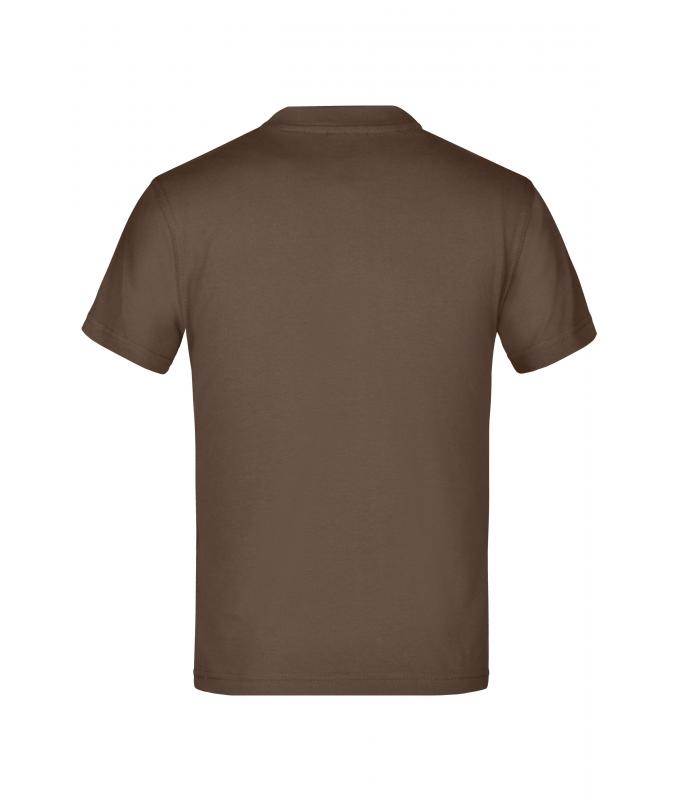 Enfant T-shirt enfant manches courtes Marron 7197