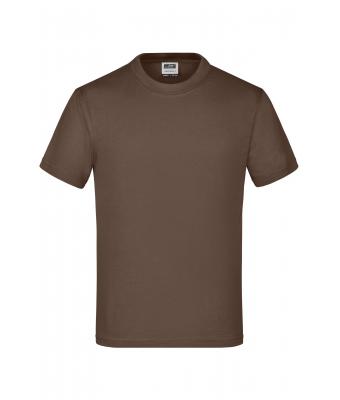 Enfant T-shirt enfant manches courtes Marron 7197