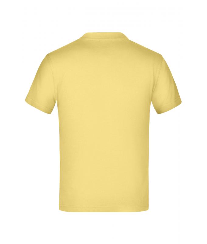 Enfant T-shirt enfant manches courtes Jaune-clair 7197