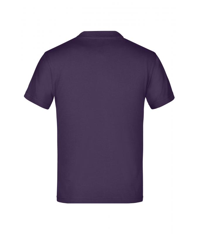 Enfant T-shirt enfant manches courtes Aubergine 7197