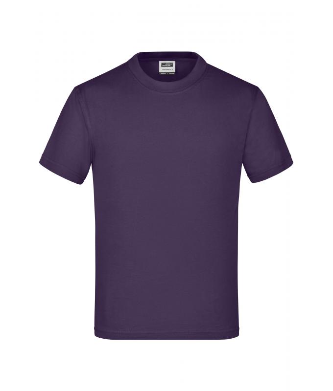 Enfant T-shirt enfant manches courtes Aubergine 7197