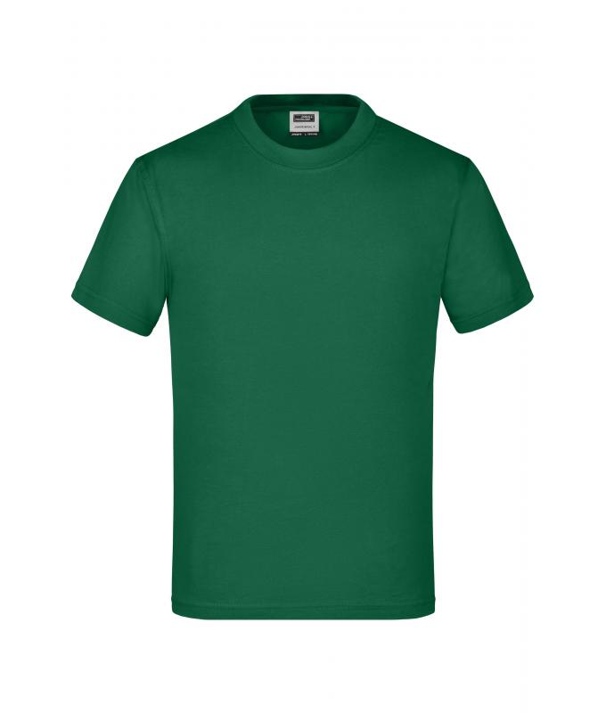 Enfant T-shirt enfant manches courtes Vert-foncé 7197