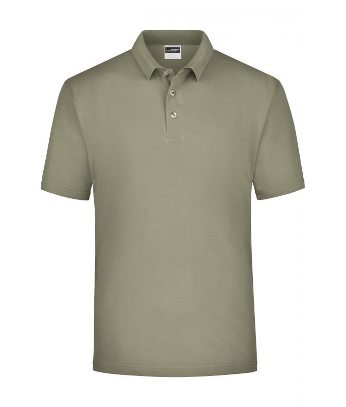 Herren Polo-Piqué Medium Khaki 7198