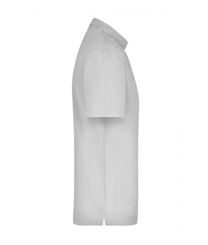 Herren Polo-Piqué Medium Light-grey 7198