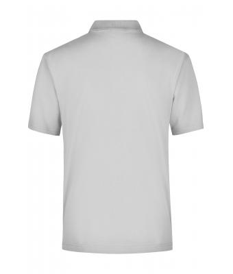 Herren Polo-Piqué Medium Light-grey 7198