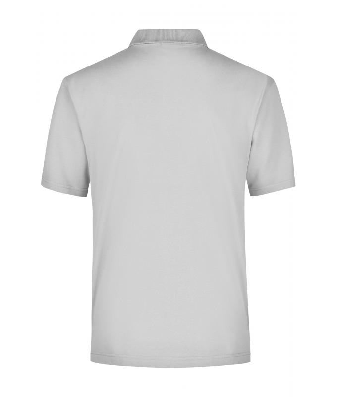 Herren Polo-Piqué Medium Light-grey 7198