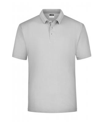 Herren Polo-Piqué Medium Light-grey 7198