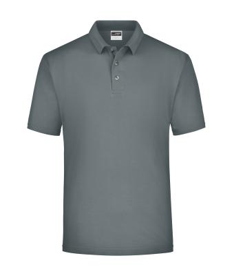 Men Polo Piqué Medium Dark-grey 7198