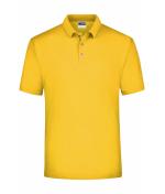 Heren Polo Piqué Medium Goudgeel 7198