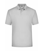 Heren Polo Piqué Medium Lichtgrijs 7198