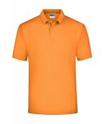 Heren Polo Piqué Medium Oranje 7198