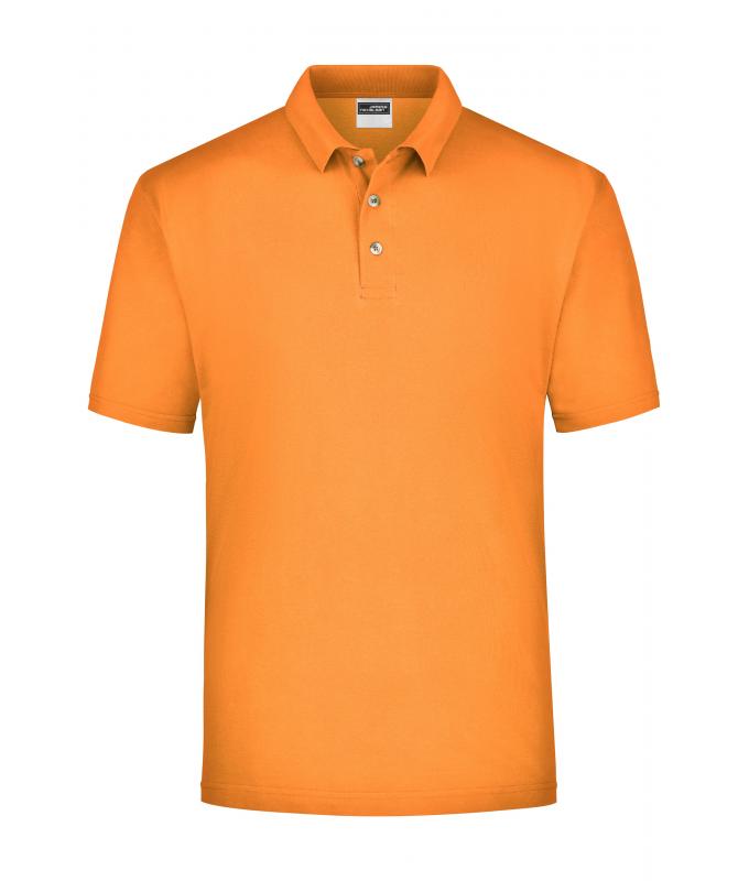 Heren Polo Piqué Medium Oranje 7198
