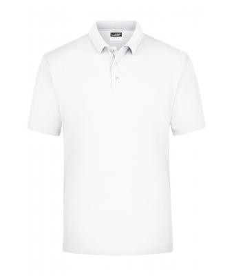 Homme Polo piqué homme Blanc 7199