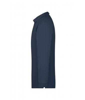 Unisex Polo Piqué Heavy Long-Sleeved Navy 7200